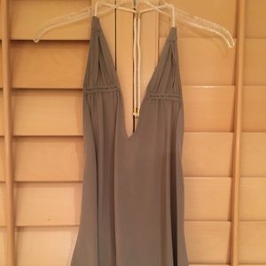 Ramy Brooks taupe halter top